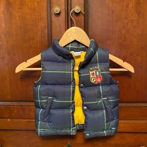 Ralph Lauren Toddler Mutli-colored Puff Vest